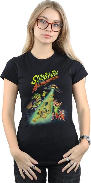 Actual product image Scooby Doo Womens/Ladies The Alien Invaders Cotton T-Shirt (XL)