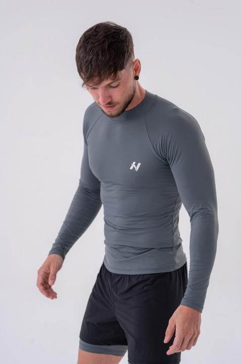 Image du produit Nebbia T-shirt fonctionnel à manches longues "Active" 328 gris (M)
