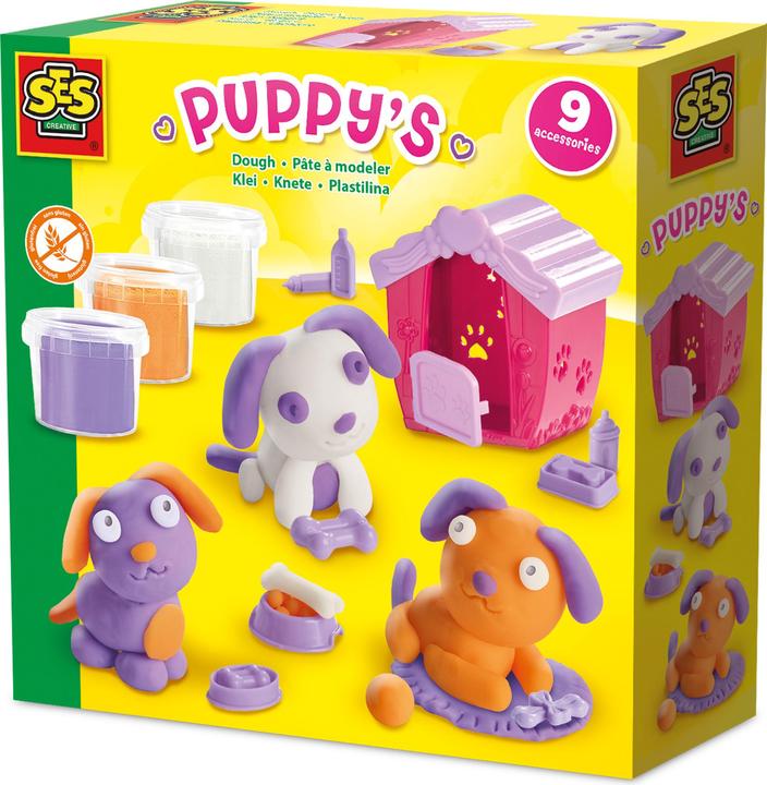 Actual product image Ses Knetmasse Welpen