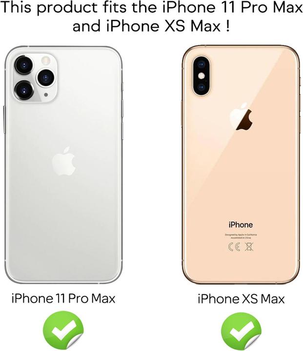 Produktbild Nalia Schutzglas & Applikator - Set (2x) (2 Stück, Apple iPhone 11 Pro Max, Apple iPhone XS Max)