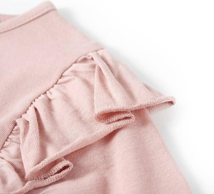 Actual product image VidaXL Children's long-sleeved shirt pink 104,Material: 100 % cotton,Colour (104)
