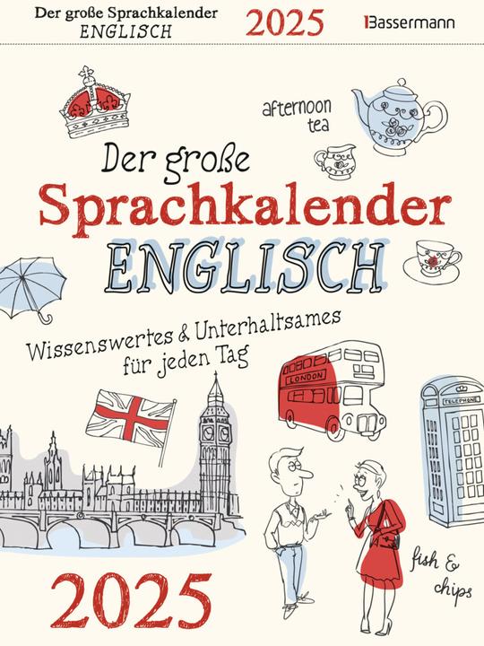 Produktbild Der grosse Sprachkalender Englisch 2025 (Harter Einband, Deutsch)