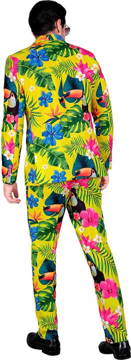 Produktbild Widmann Party Fashion Anzug mit Neon Tropen Muster Jackett & Hose (XL)