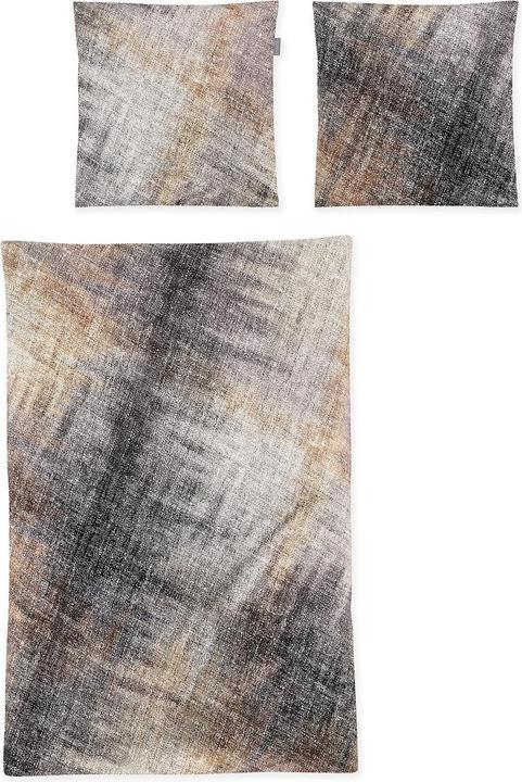 Produktbild Irisette Flausch-Cotton Bettwäsche Zobel grau 8550 (Bettwäsche Set, 135x200 cm + 80x80 cm)