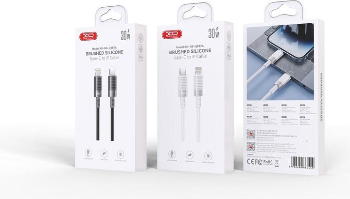 Produktbild xO Kabel NB-Q282A PD USB-C - Lightning 1,0m 27W weiss (1 m, USB 3.2 Gen 1)