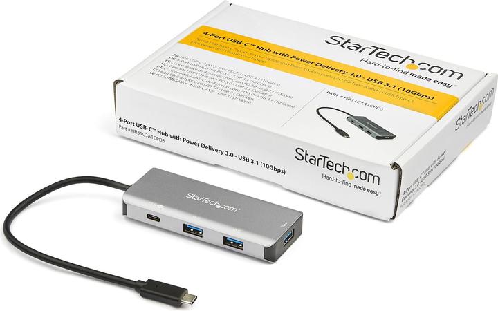 Immagine prodotto StarTech HB31C3A1CPD3 (USB-C, 4 Porti)