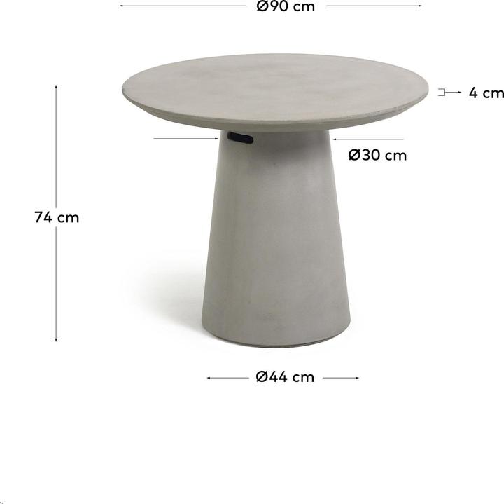 Actual product image Kave Home Itai (90 cm)