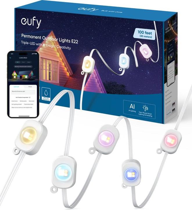 eufy Permanente buitenverlichting, 15m (15 m)