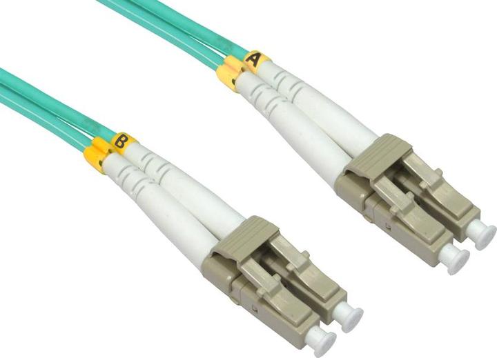 Cables Direct 5M LC-LC 50/125 MMDOM4 FIB CAB AQUA