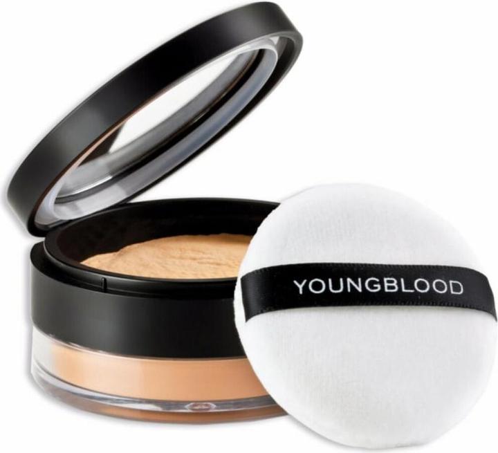 Youngblood Mineral Cosmetics Hi-Definition Hydrating Mineral Perfecting Powder Face Powder Warmth (Beige)