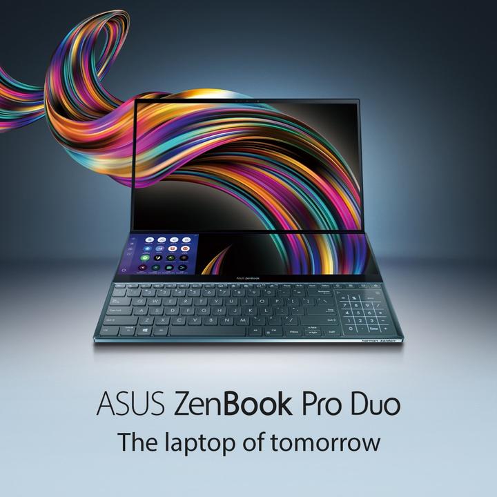 Actual product image ASUS ZenBook Pro Duo UX581GV-H2002R (15.60", Intel Core i7-9750H, 16 GB, 1000 GB)