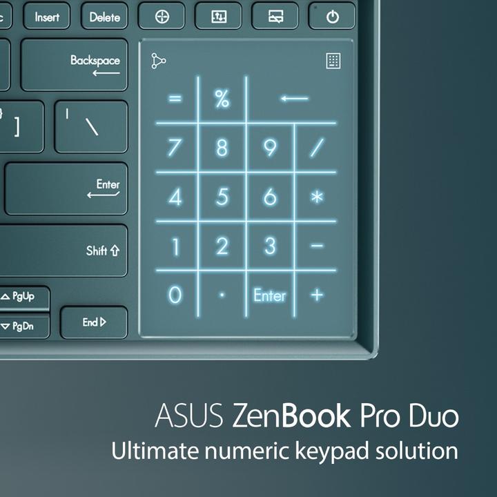 Actual product image ASUS ZenBook Pro Duo UX581GV-H2002R (15.60", Intel Core i7-9750H, 16 GB, 1000 GB)