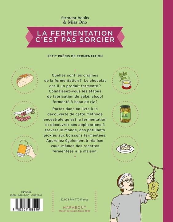 Image du produit La fermentation, c'est pas sorcier : petit précis de fermentation (Français, Ono Misa, 2024)