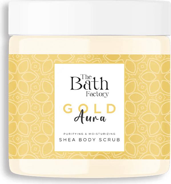 Produktbild The Bath Factory Gold Aura Shea Körperpeeling 300gr