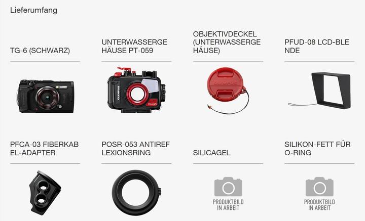 Actual product image Olympus Tough TG-6 Open Water Diver Kit (25 - 100 mm, 12 Mpx, 1/2,3'')
