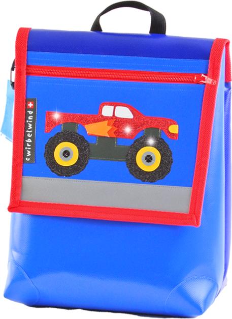Cwirbelwind Kindergartenrucksack Monstertruck Glitzer