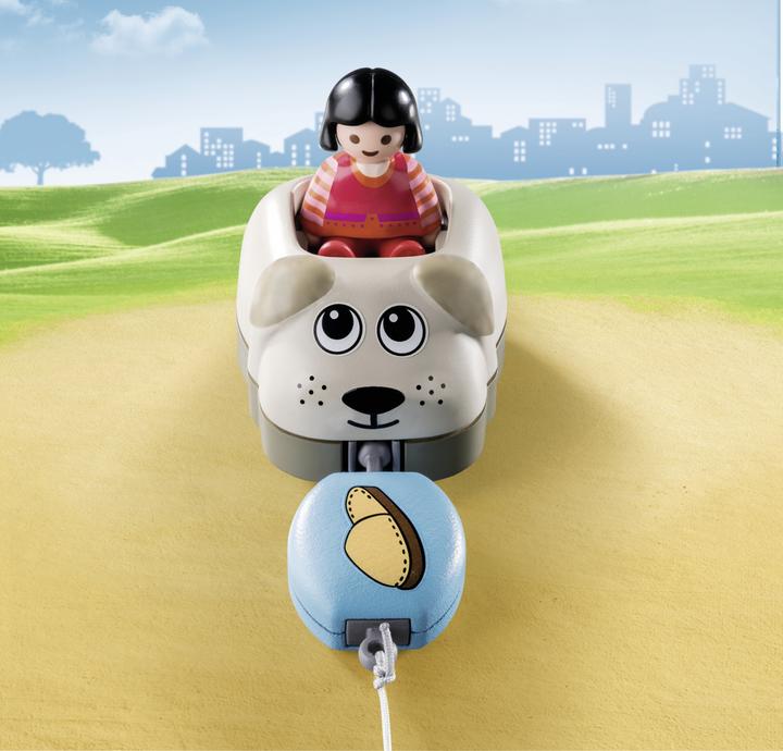 Produktbild Playmobil Mein Schiebehund (70406, Playmobil 1.2.3)