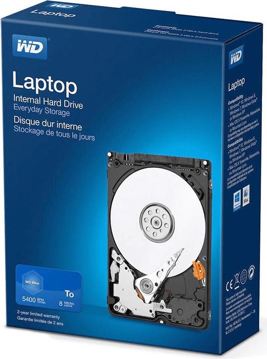 Actual product image WD Blue Retail (2 TB, 2.5", CMR)