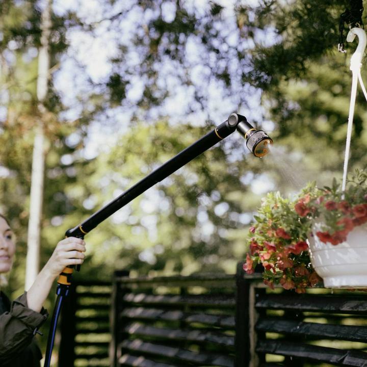 Actual product image Fiskars Watering wand with 2 functions, Swivel SoftGrip nozzle head, Flow control with front regulator