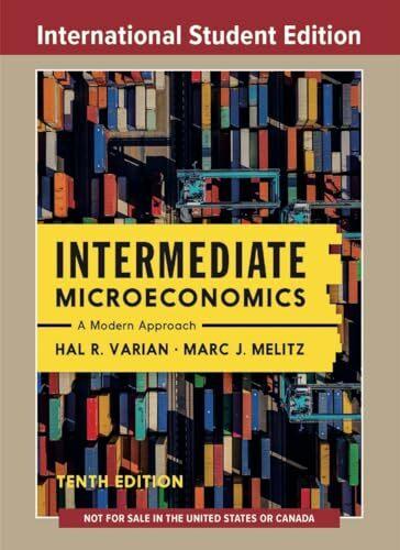 Produktbild Intermediate Microeconomics (Englisch, Marc Melitz, Hal R. Varian, 2023)