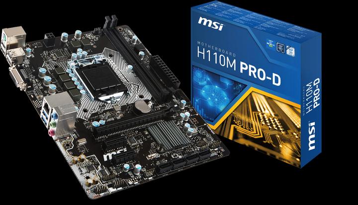 Produktbild MSI H110M Pro-D (LGA 1151, Intel H110, mATX)