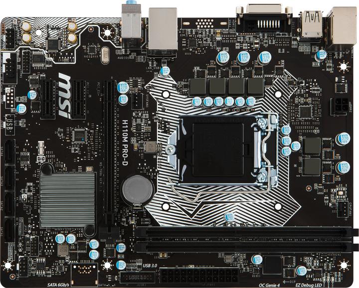 Produktbild MSI H110M Pro-D (LGA 1151, Intel H110, mATX)
