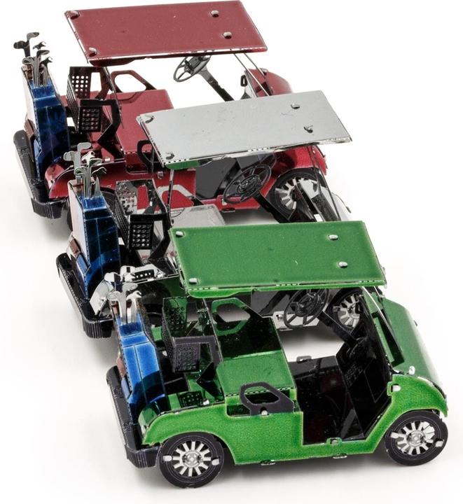 Actual product image Metal Earth constructie speelgoed Golf Cart SET of 3