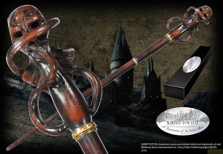 Actual product image Noble Collection Harry Potter Wand Death Eater Version 3 (Character Editio