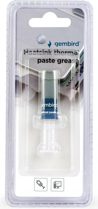 Actual product image Gembird Heat sink Thermal Grease 3g (4.50 W/m K, 3 g)