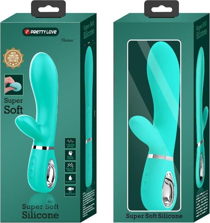 Produktbild Pretty Love Thomas Multifunktions-G-Spot-Vibrator Aqua Green