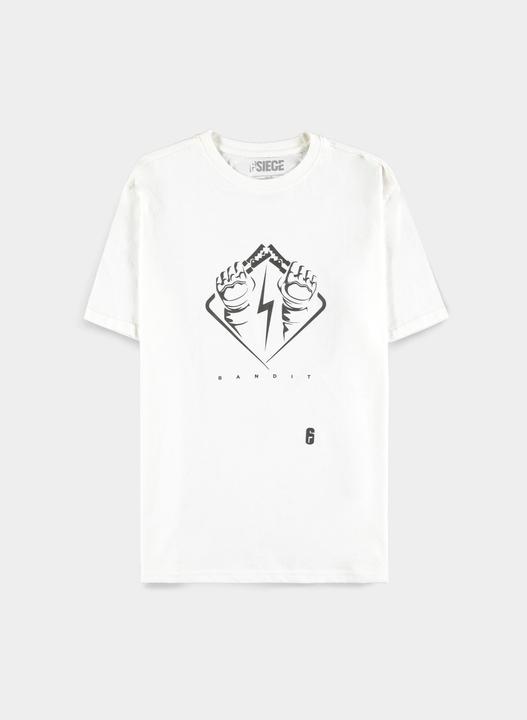 Actual product image Difuzed 6-Siege - Men's Raised Print Short Sleeved T-shirt - 2XL (XXL)