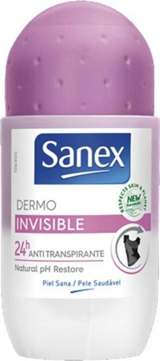 Sanex Invisible Roll On Deodorant 50ml (Roll-on, 50 ml)