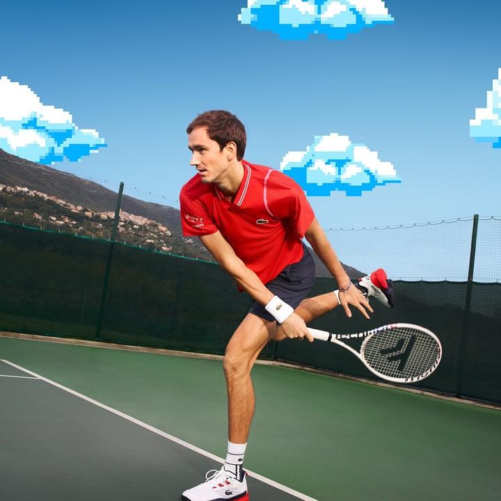 Actual product image Lacoste Men's TENNIS x Daniil Medvedev Polo Shirt (S)