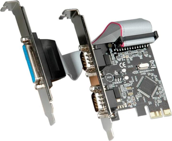 Image du produit Value Carte PCI Express, 2x série RS232, D-Sub 9, 1x parallèle EPP/ECP