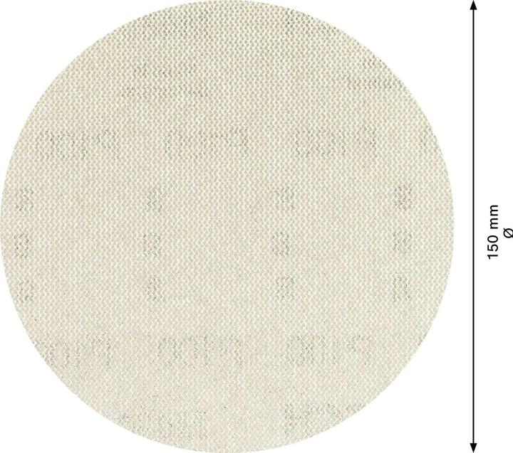 Actual product image Bosch Professional Zubehör Expert M480 Sanding net for random orbital sander, 150 mm, G 100, 5 pieces (100)