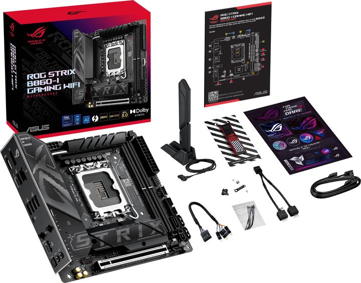 Image du produit ASUS ROG STRIX B860-I GAMING WIFI (LGA 1851, Intel B860, Mini-ITX)