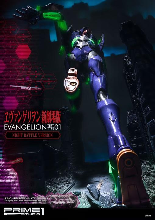 Produktbild Prime 1 Studio Neon Genesis Evangelion statuette Evangelion Test Type-01 Night Battle Version 77 cm