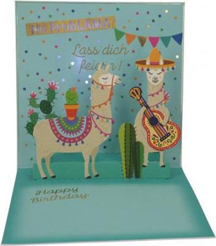 Actual product image Depesche Birthday Card Pop Up Motif 004 (1 pcs.)