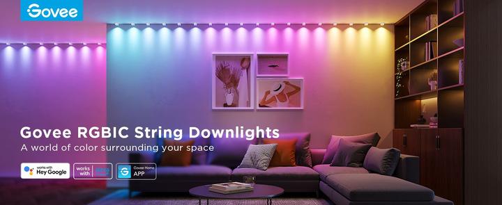 Productafbeelding Govee LED string downlights, RGBIC, 5 m (5 m)