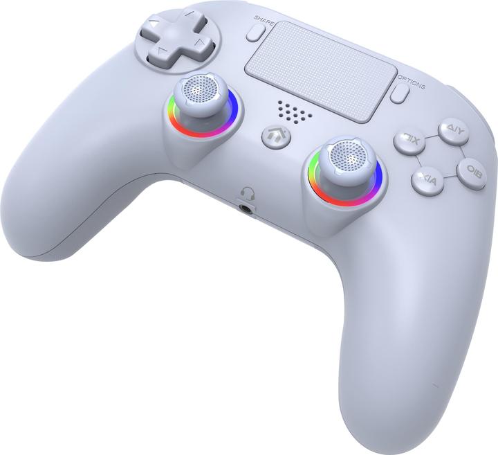 Image du produit Subsonic Contrôleur Led sans fil blanc pour PS4/PC (PC, PS4)