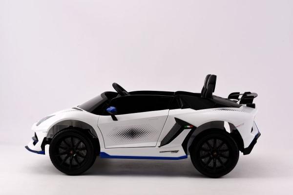 Actual product image Es-toys Electric children's car "Lamborghini Aventador SVJ Xago 2 seater" - licensed -MP3, leather seat (12 V)