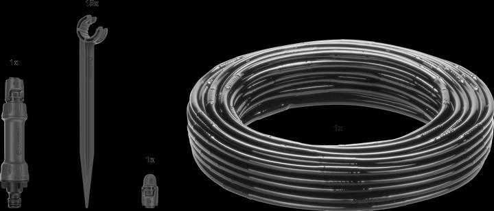 Produktbild Gardena Micro-Drip-System Set Hecke/Sträucher 25m (Tropfbewässerung Set)