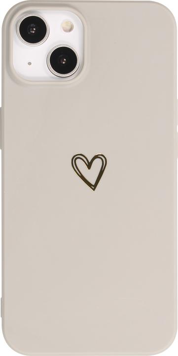 Immagine prodotto PhoneLook Cover in silicone opaco design cuore oro (Apple iPhone 15)