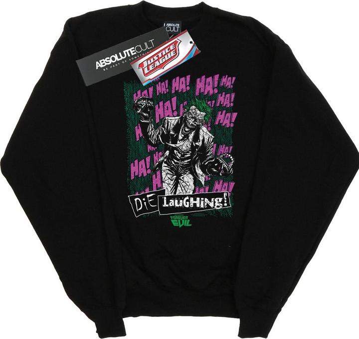 Image du produit - Sweat JUSTICE LEAGUE JOKER DIE LAUGHING - Femme (S)