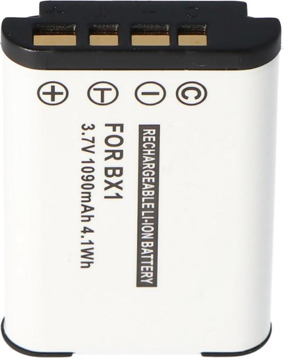 Actual product image AccuCell battery suitable for Sony NP-BX1, Cyber-shot DSC-RX100, not original battery