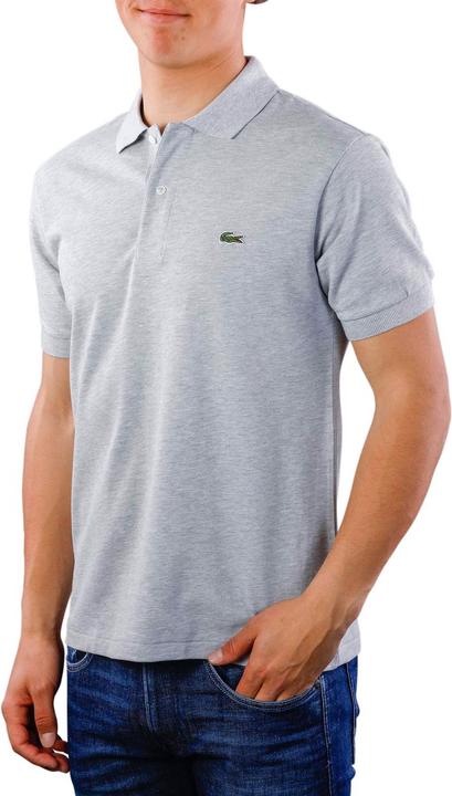 Lacoste Polo Shirt Slim Short Sleeves argent chine