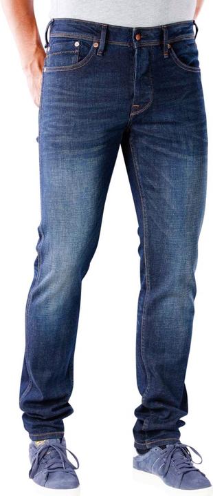 Actual product image Pepe Jeans Hatch Slim 12oz worn in cross denim (W30/L34)