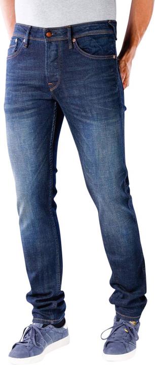 Actual product image Pepe Jeans Hatch Slim 12oz worn in cross denim (W30/L34)