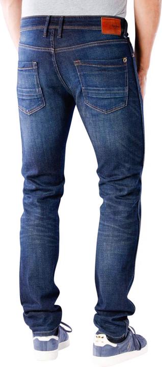 Actual product image Pepe Jeans Hatch Slim 12oz worn in cross denim (W30/L34)