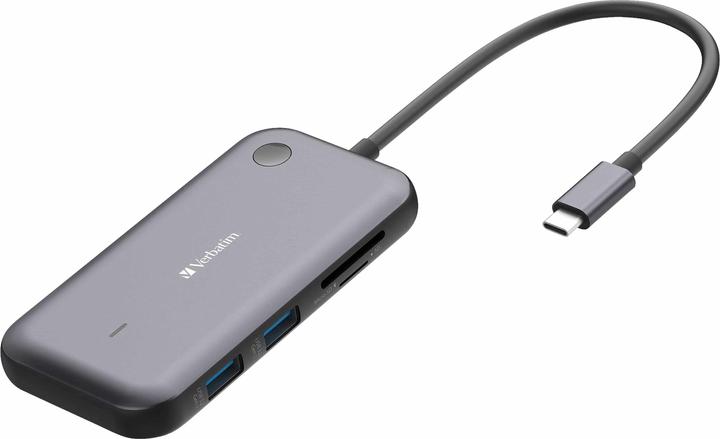 Produktbild Verbatim USB-C-Wireless-Display-Adapter 1080P mit Hub WDA-01 (USB-C, 1 Ports)